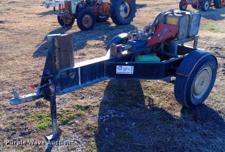 Shop built log splitter - DK7466
