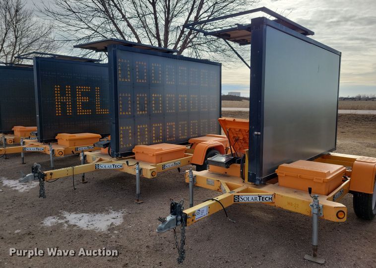 (2) message board trailers - DN3675