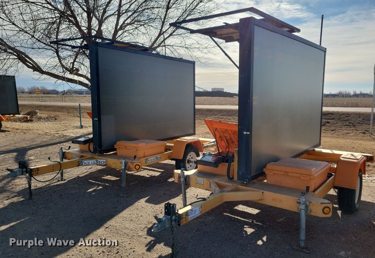 (2) message board trailers - DN3678