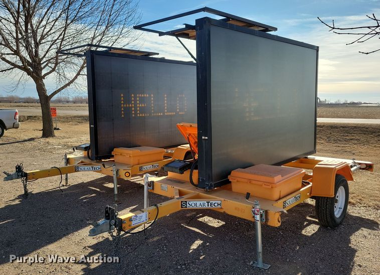 (2) message board trailers - DN3679