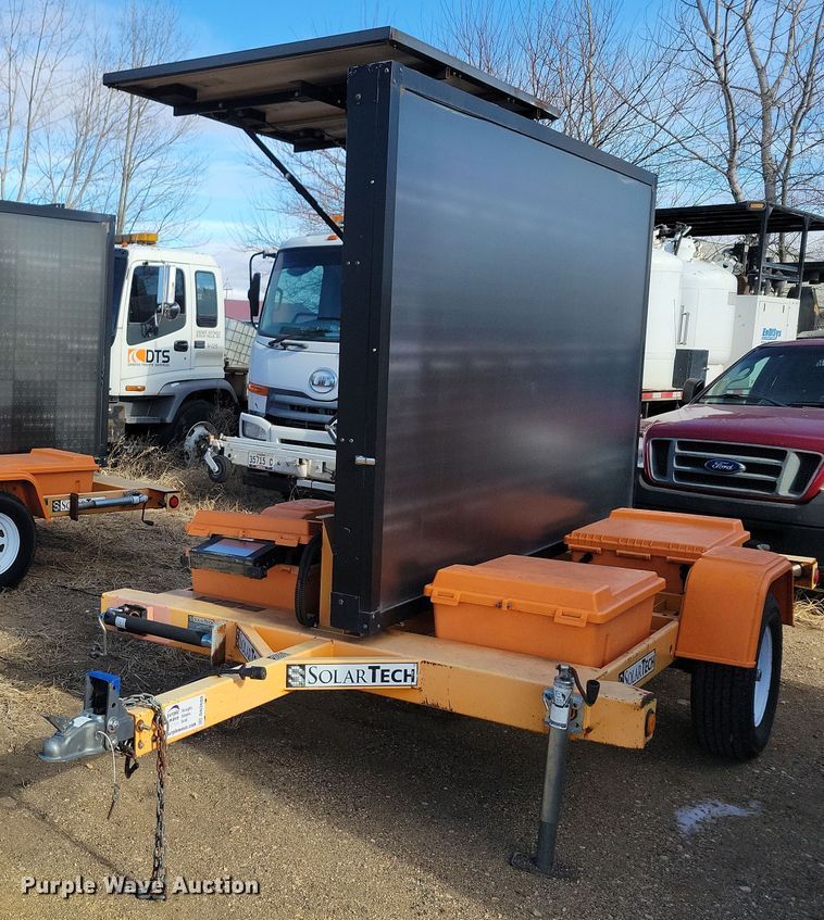 (2) 2012 Solar Tech message board trailers - DN3680