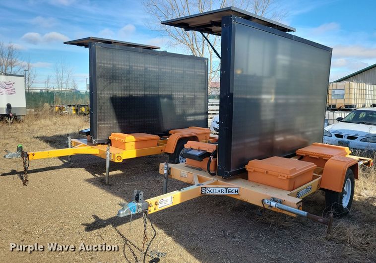 (2) message board trailers - DN3682