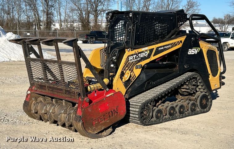 ASV RT-120 Forestry tracked skid steer loader - EK2571