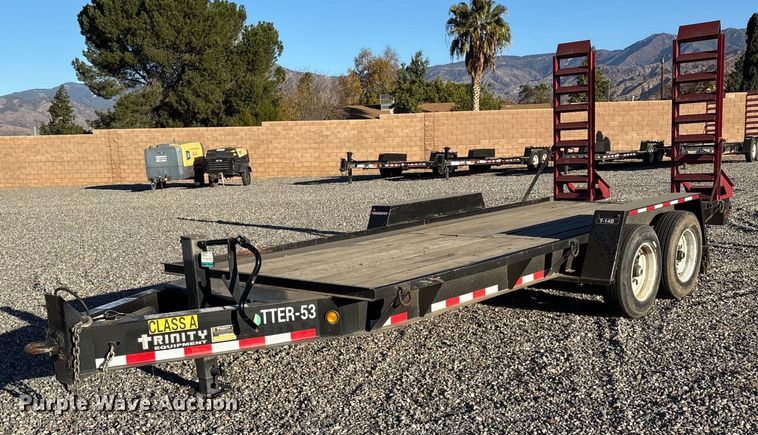 2020 Towmaster T-14D equipment trailer - YA0164