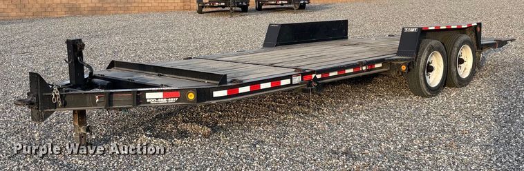 2021 Monroe Towmaster T-14DT tilt deck equipment trailer - YA0253