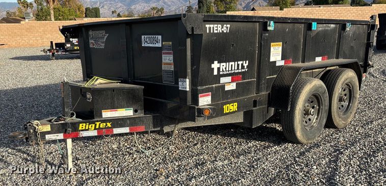 2022 Big Tex 10SR-12XLBK7SIR dump trailer - YA0256