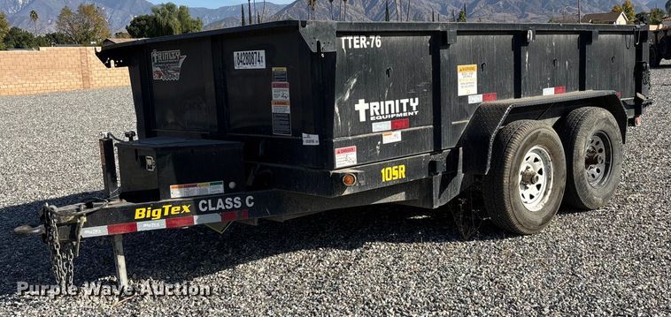 2022 Big Tex 10SR-12XLBK7SIR dump trailer - YA0259