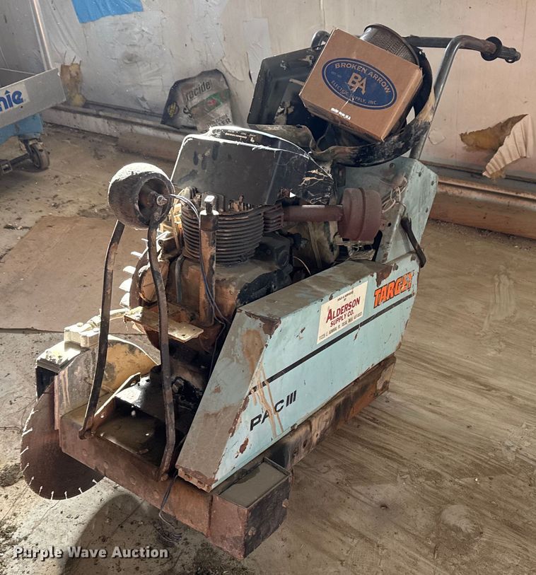 Target PAC III concrete saw - EG8006