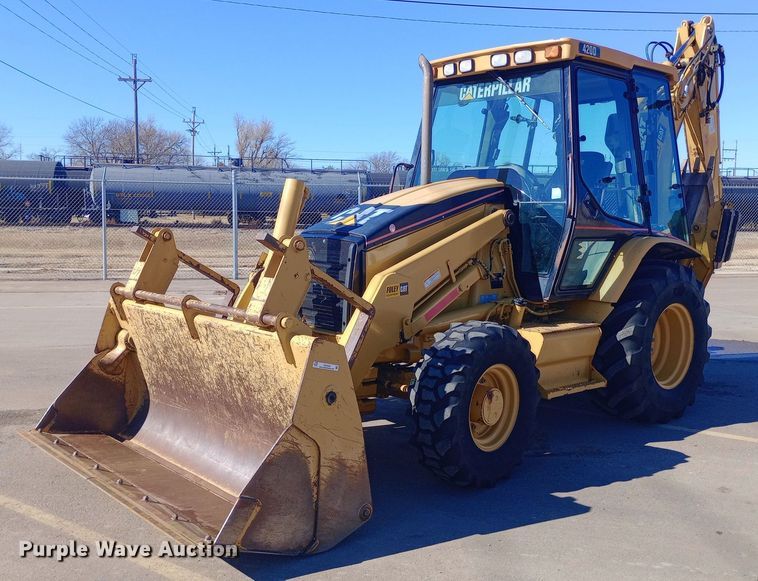 2002 Caterpillar 420D backhoe  - EO0546