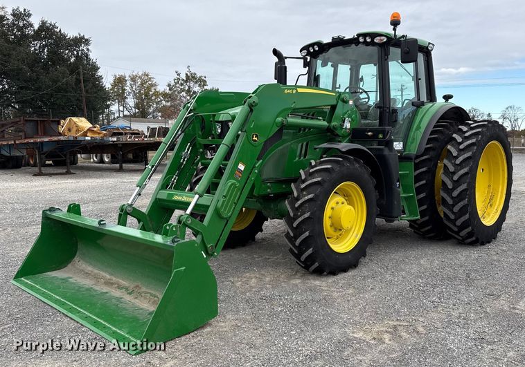 2022 John Deere 6155M MFWD tractor - DJ0843