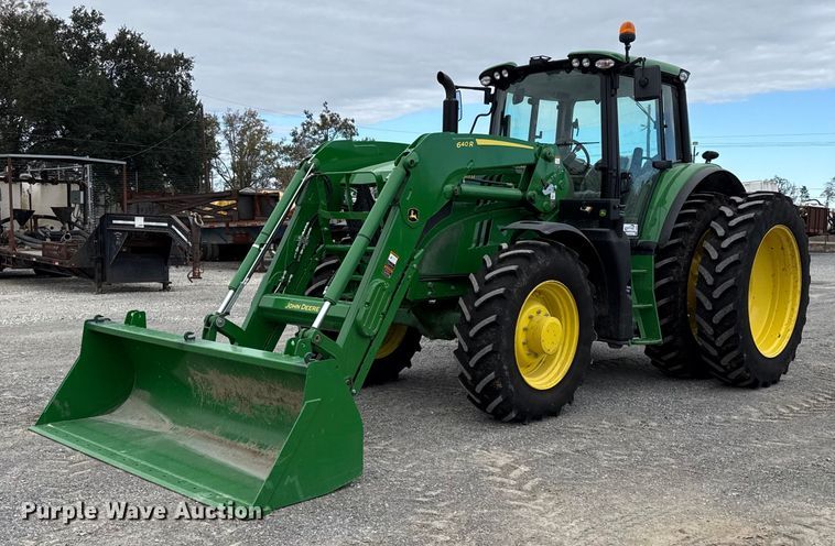2022 John Deere 6155M MFWD tractor - DJ0844