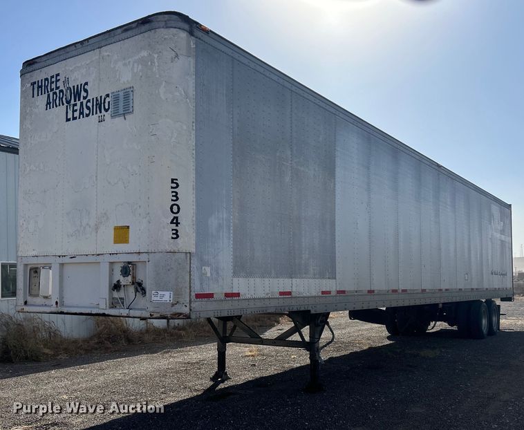 1993 Fruehauf dry van trailer - DP6132