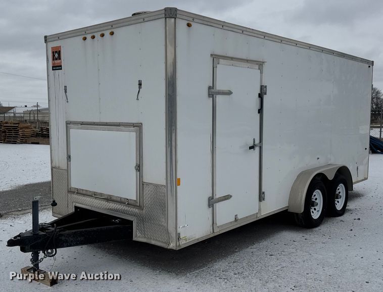 2017 Interstate IF718TA3 pressure washer trailer - EQ1028