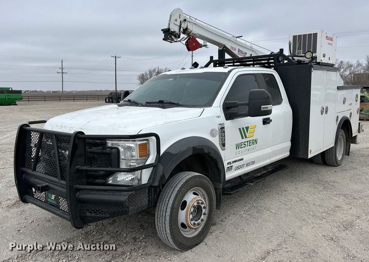 2021 Ford F550 SuperCab utility / service truck - ER8721