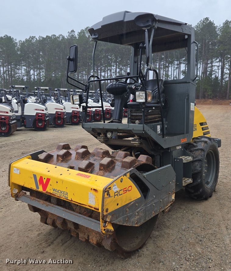 2019 Wacker Neuson RC50 single drum vibratory roller - EC3465
