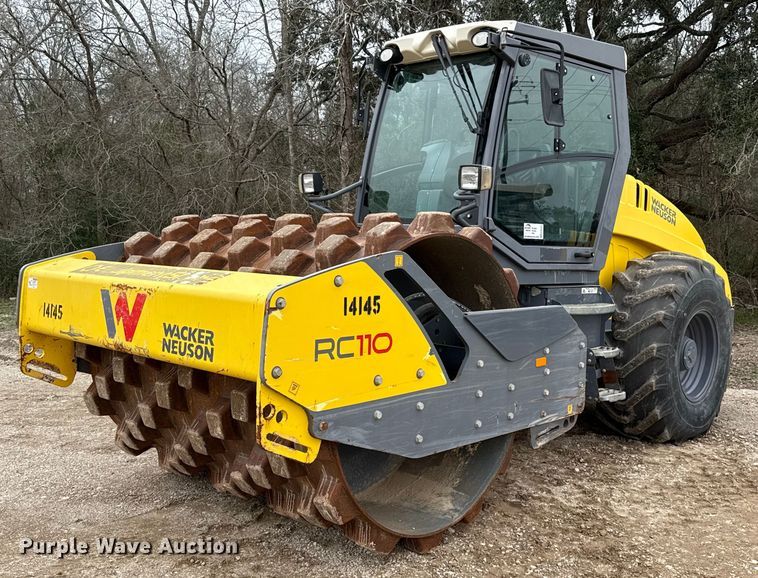 2018 Wacker Neuson RC110P single drum vibratory roller - ED5497