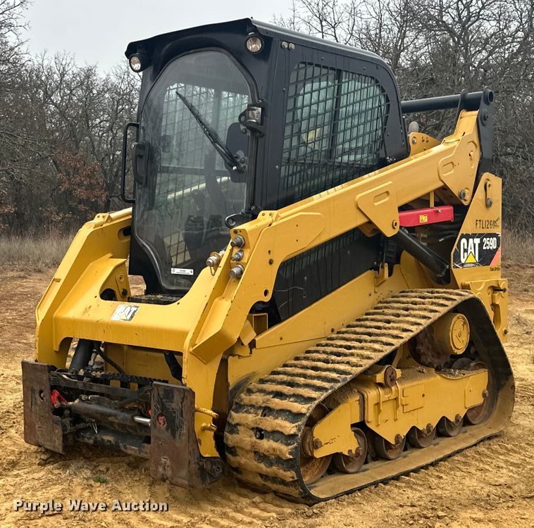 2017 Caterpillar 259D tracked skid steer loader - ER4990