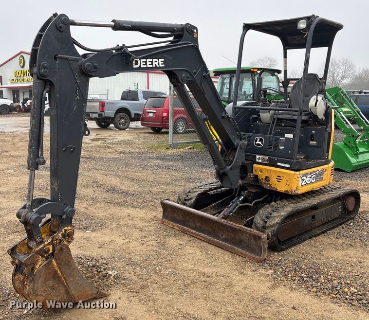 2015 John Deere 26G mini excavator - EY9894