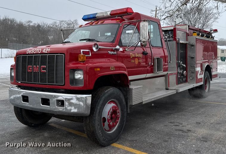 1996 GMC Topkick pumper fire truck - DT0579