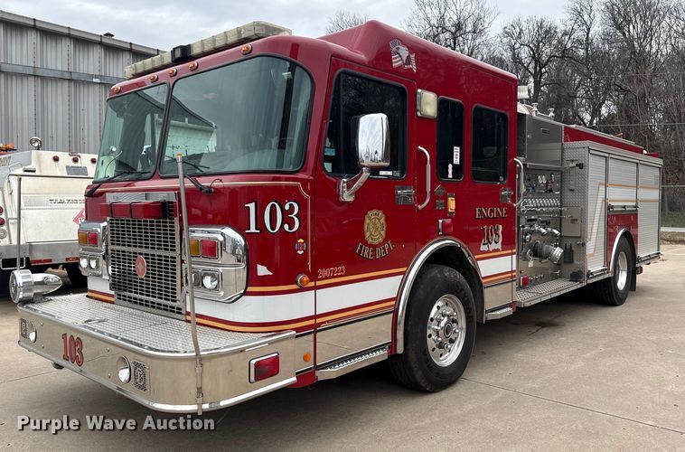 2008 Spartan pumper fire truck - EG8029