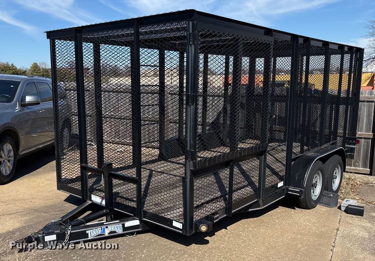 2019 Texas Bragg refuse trailer - EY9976