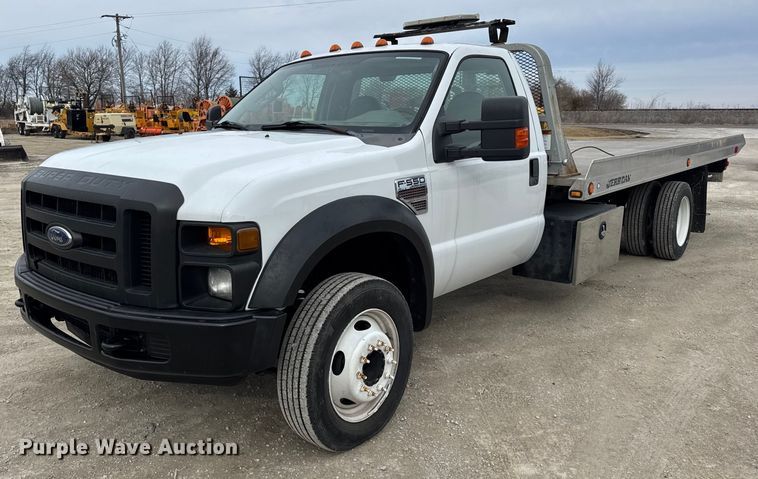 2008 Ford F550 SuperDuty XL rollback truck - DH9854