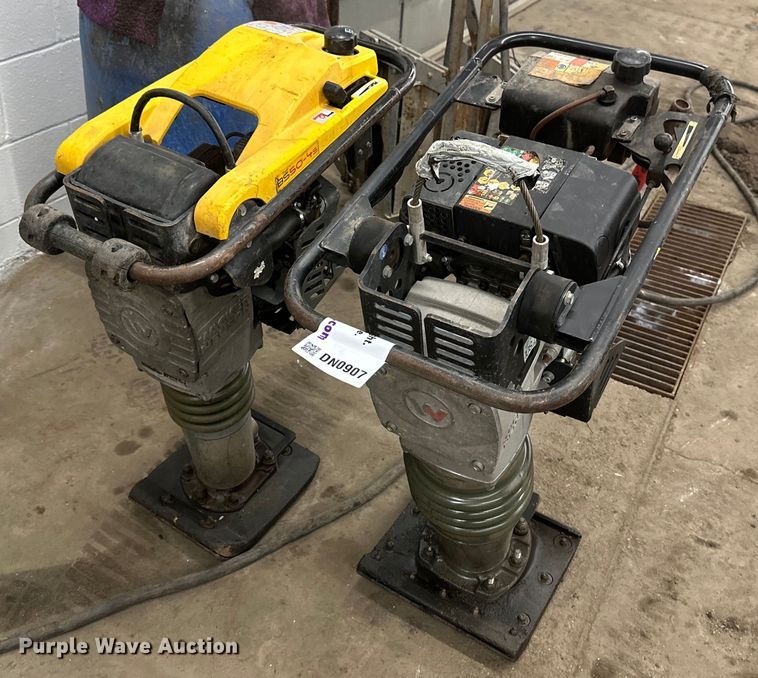 (2) Wacker Neuson plate compactors - DN0907