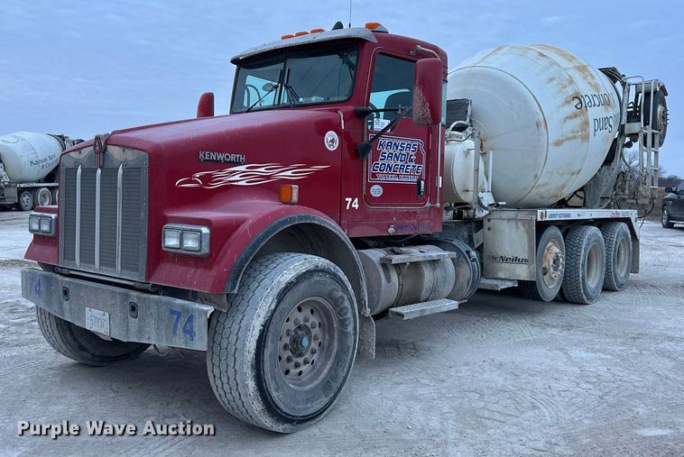2012 Kenworth W900 ready mix truck - DQ6627