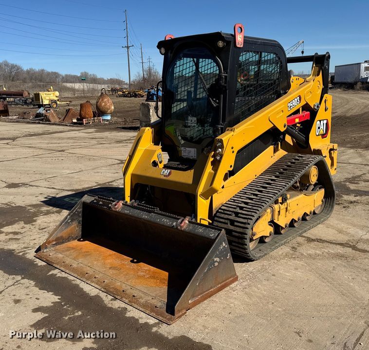2022 Caterpillar 259D3 tracked skid steer loader - DU3323