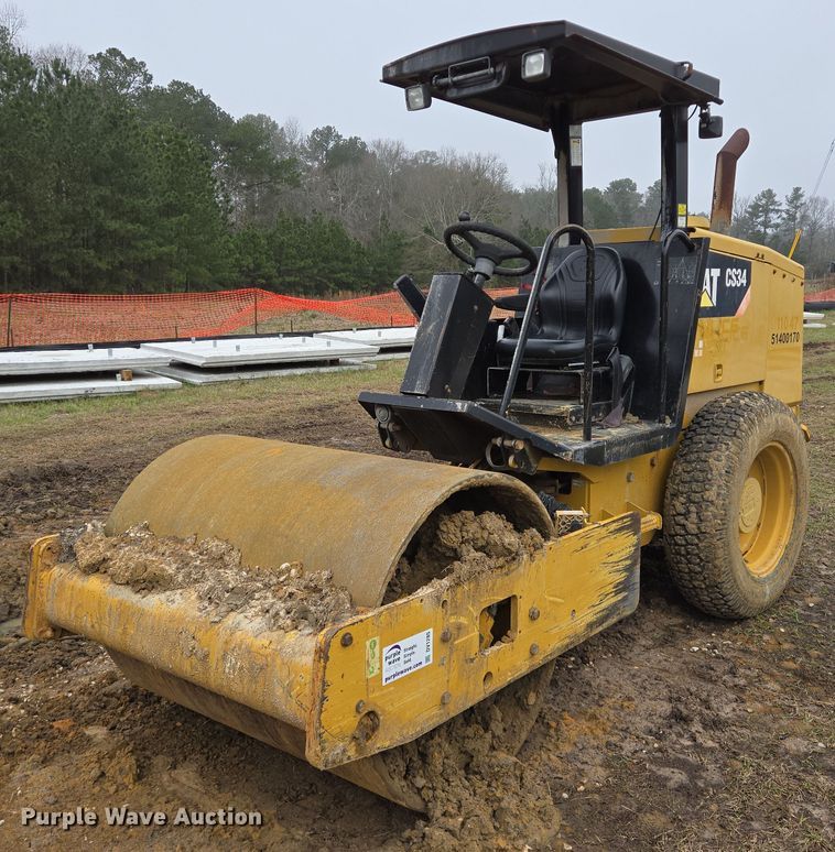 Caterpillar CS34 single drum vibratory roller - DV1285