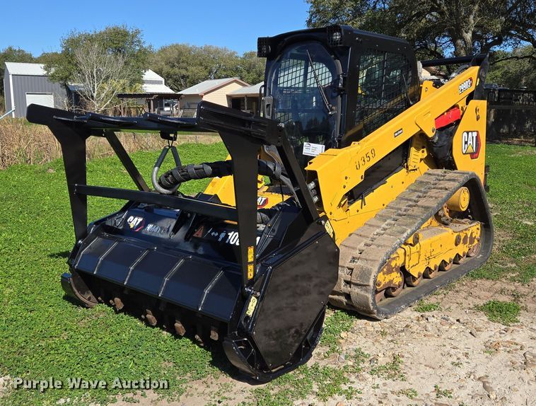 Caterpillar Skid Steer Loaders For Sale In Texas | Purple Wave Auction
