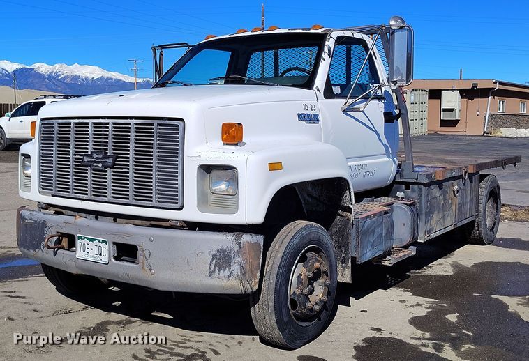 1995 Chevrolet Kodiak C5500 flatbed truck - DV6713