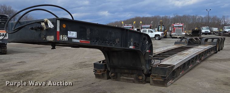 2008 X-L Specialized lowboy equipment trailer - EC4017