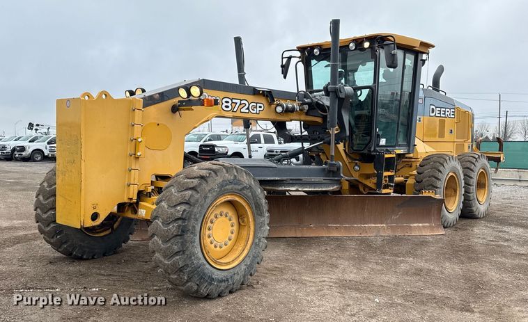 2015 John Deere 872GP motor grader - ED5530