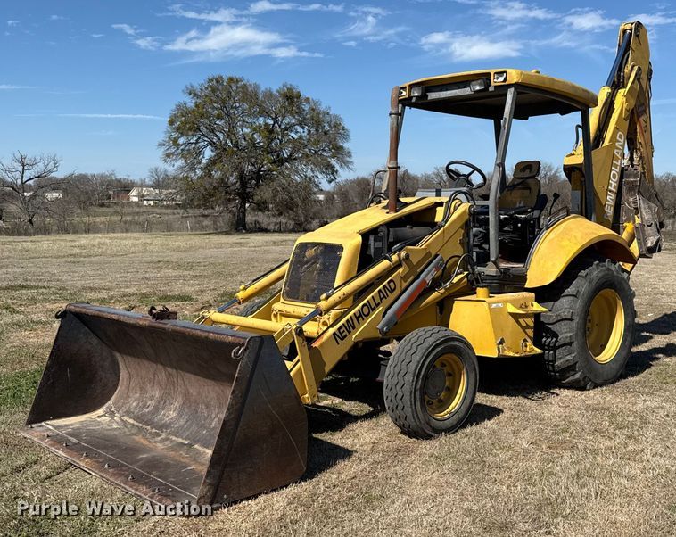 2003 New Holland LB75 backhoe - EJ3484