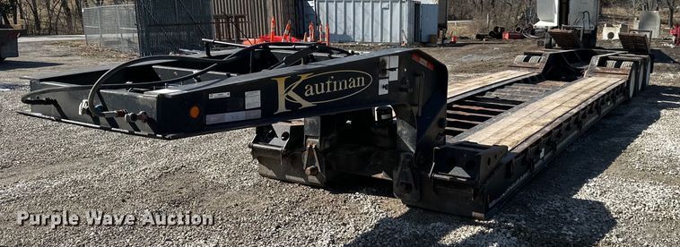 2013 Kaufman lowboy equipment trailer - EQ6593