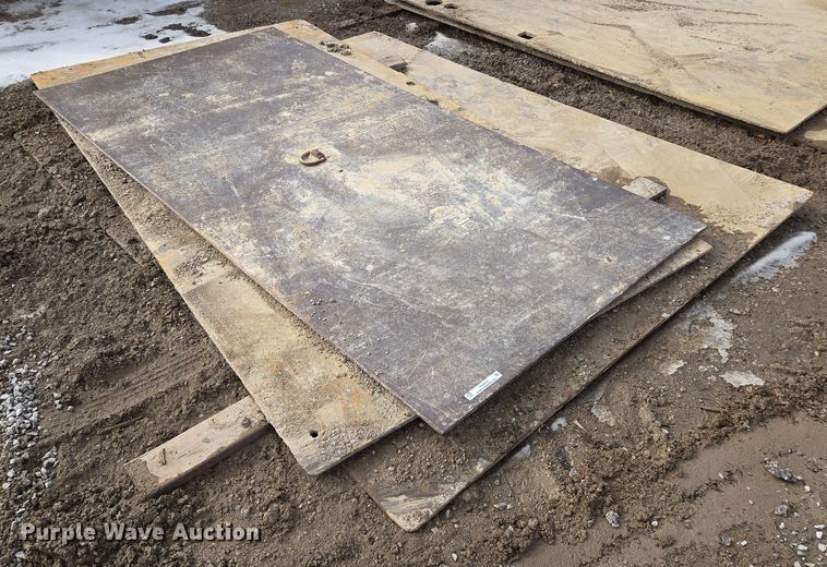 (3) steel street plates  - EQ6614