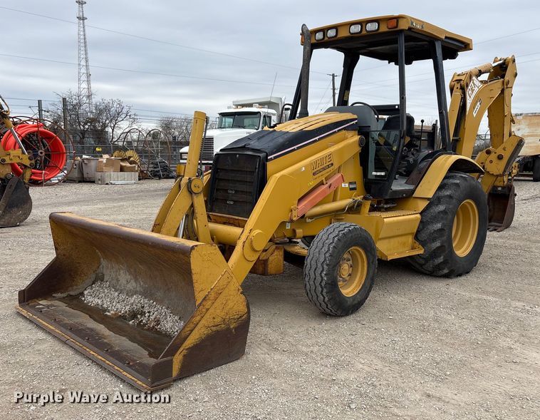 2005 Caterpillar 416D backhoe - EY9953