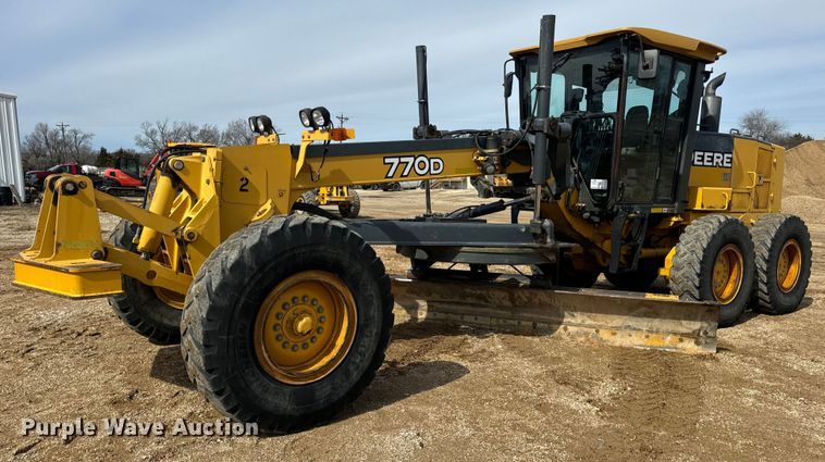 2008 John Deere 770D motor grader - DV1848