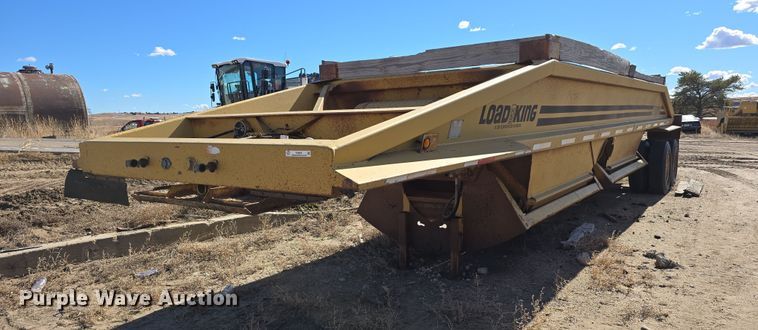 1990 Load King 2030-10 bottom dump trailer - EH8655