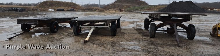 (3) hay wagons - EH8680