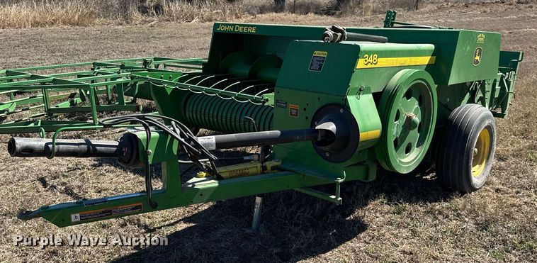 2007 John Deere 348W small square baler - EQ1120