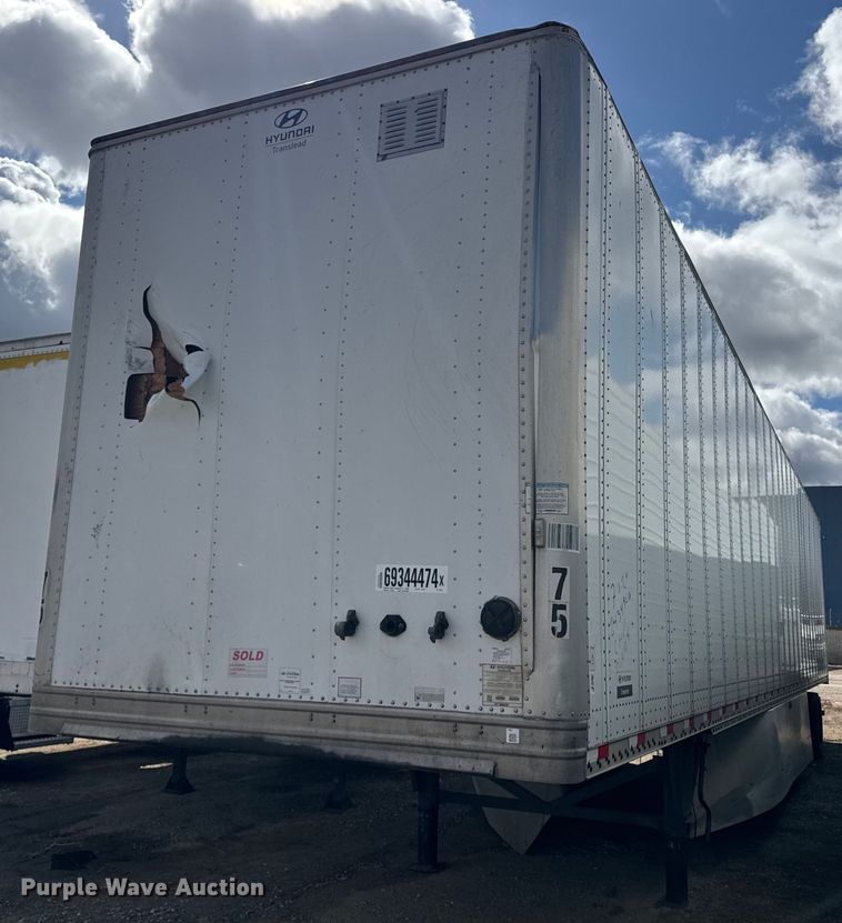 2017 Hyundai Translead VC2530152-AJS dry van trailer - YA0362