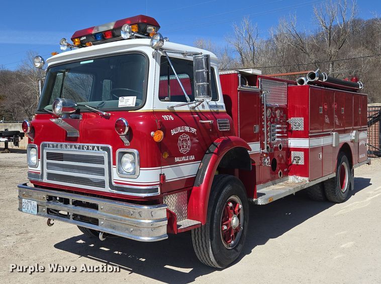1976 International Cargostar 1950 pumper fire truck - ED3993