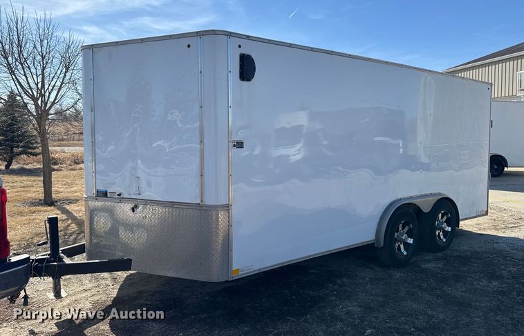2017 H&H enclosed cargo trailer - EM3557
