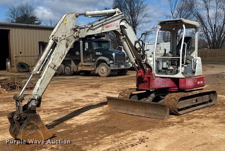 2012 Takeuchi TB153FR mini excavator - DU9724
