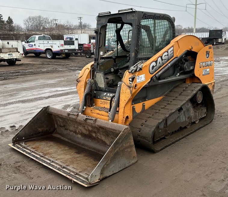 2014 Case TV380 tracked skid steer loader - DV0627