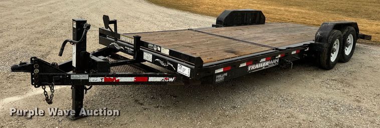 2016 Trailerman tilt deck equipment trailer - DV1756