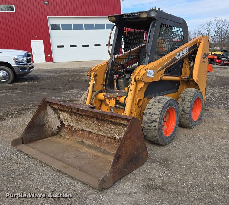 2008 Case 430 skid steer loader - EC4029
