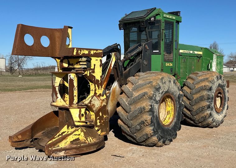2012 John Deere 843K feller buncher - EK0478